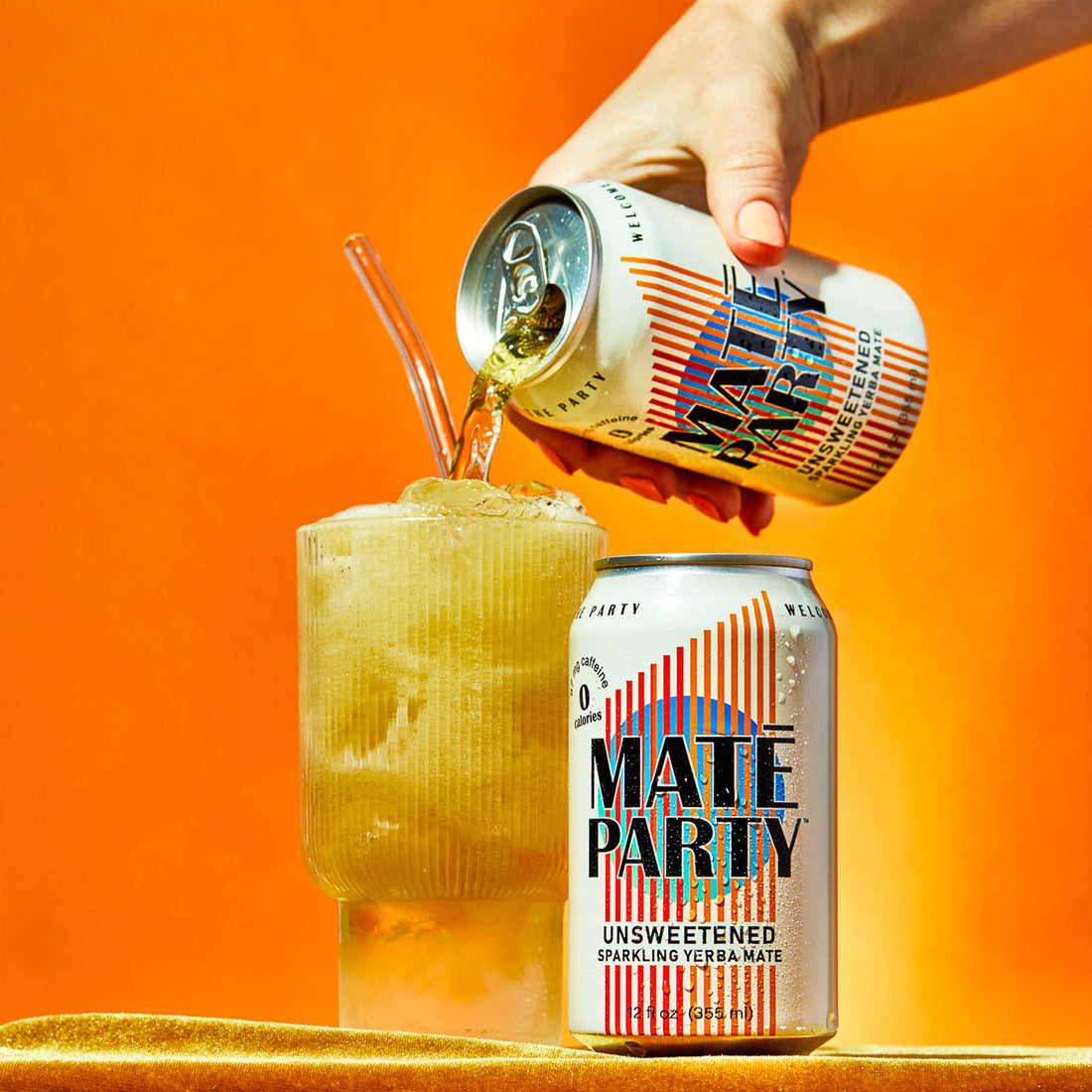 unsweetened canned yerba mate