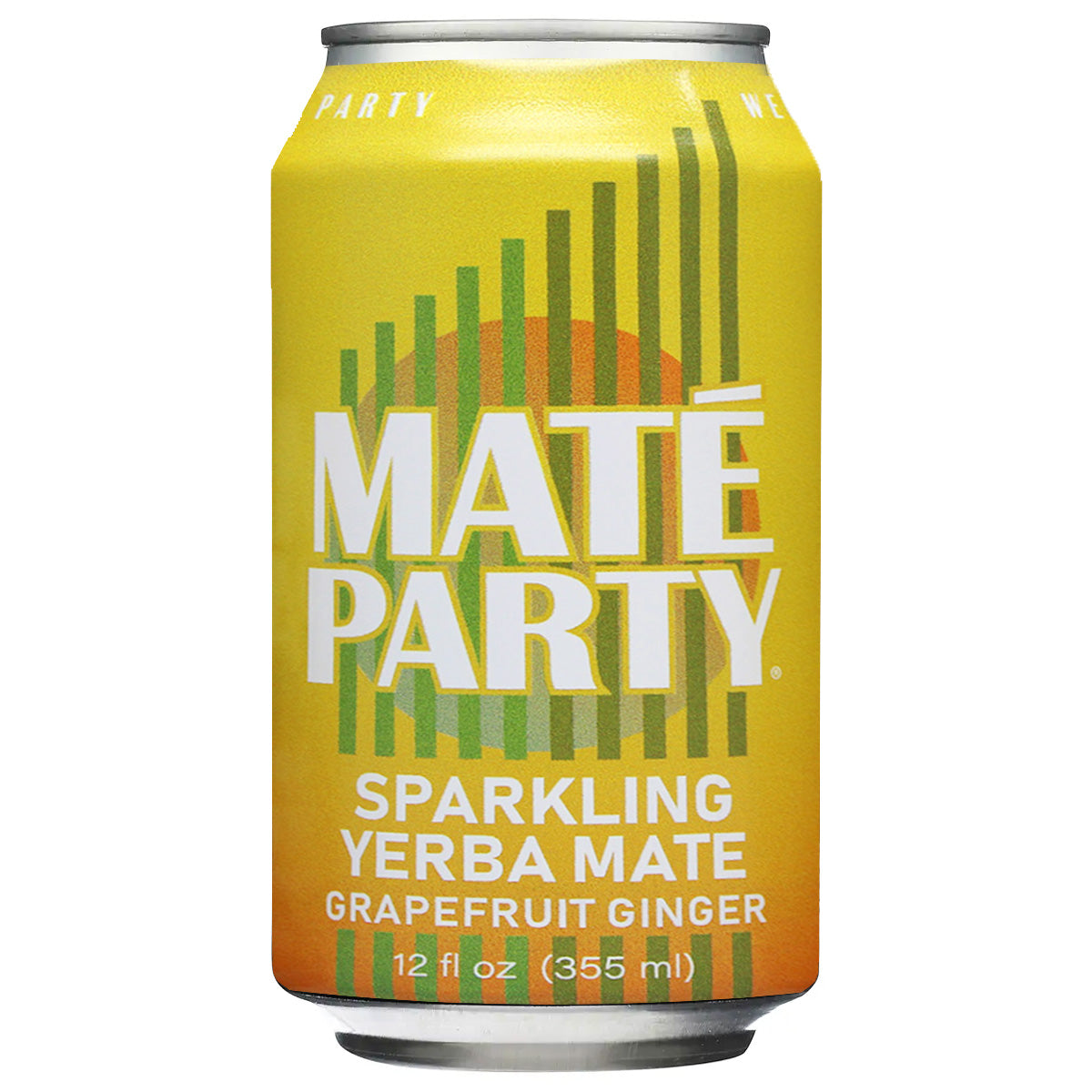 Grapefruit Ginger yerba mate yellow can sparkling yerba mate